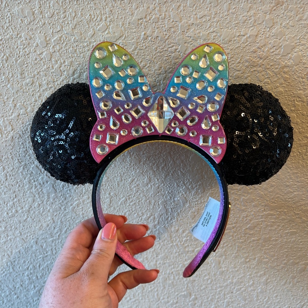 Disneyland 70th Anniversary Ears Sequin Headband